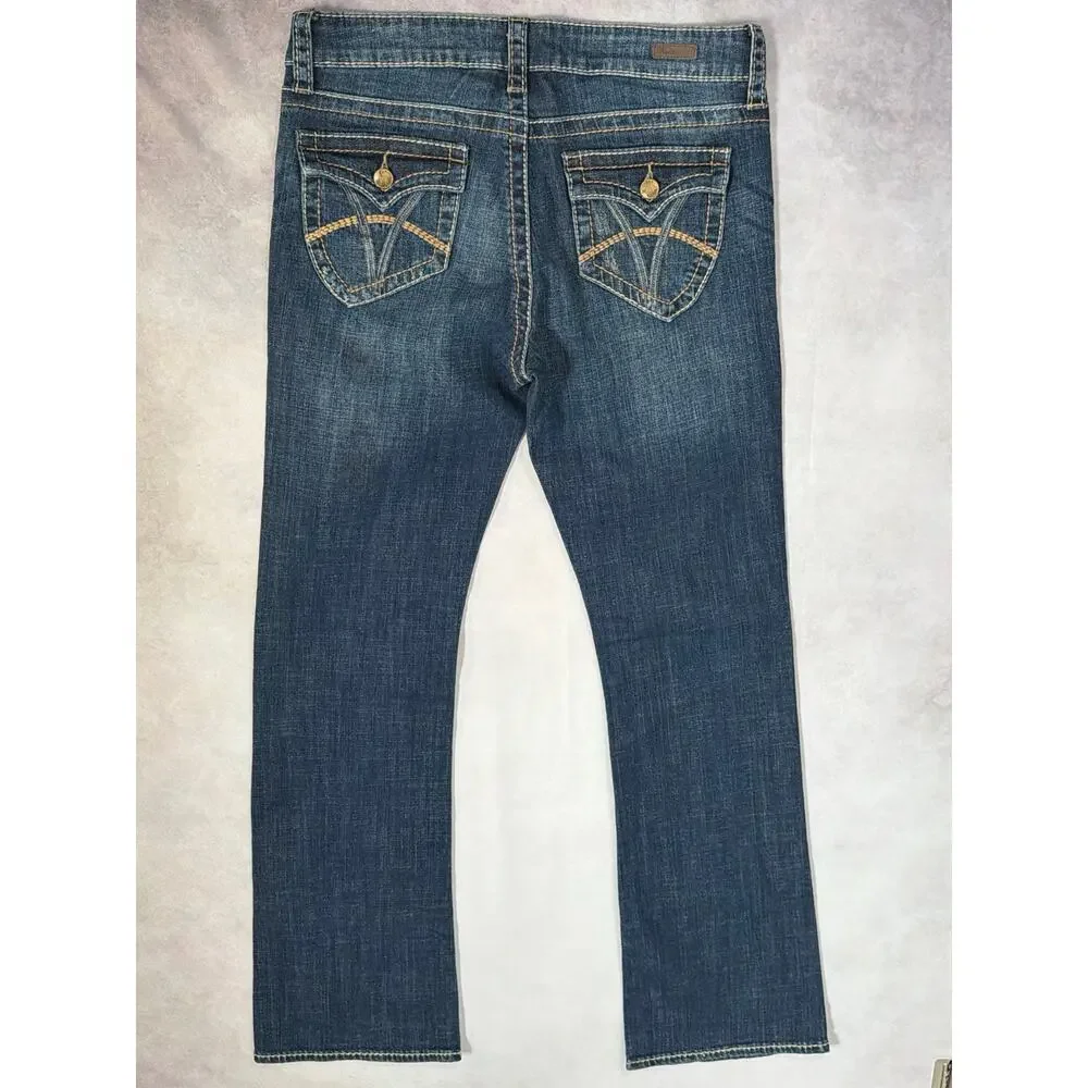 KUT from the Kloth Natalie Bootcut Jeans Size 8 Medium Dark Wash